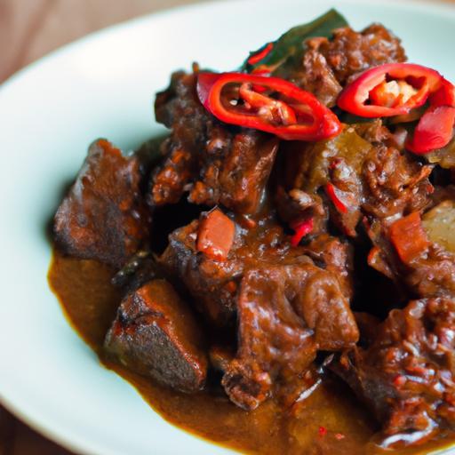 Savoring Indonesian Beef Rendang: Street Food’s Fiery Gem