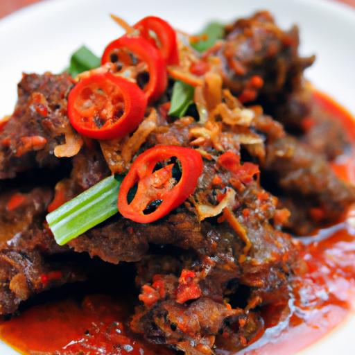 Savoring Indonesian Beef Rendang: Street Food's Fiery Gem