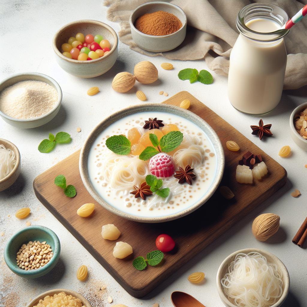 Boebër Bliss: Crafting the Sweet Vermicelli Milk Drink