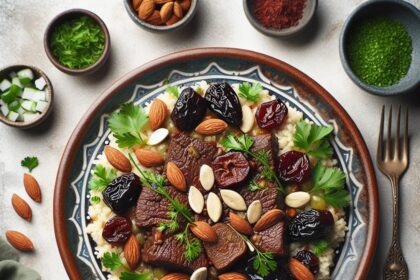 Savor the Flavors: Rich Beef Tagine with Prunes & Almonds