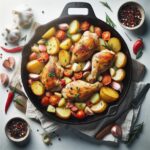 Garlic Chicken and Potatoes: A Flavorful, Easy One-Pan Meal