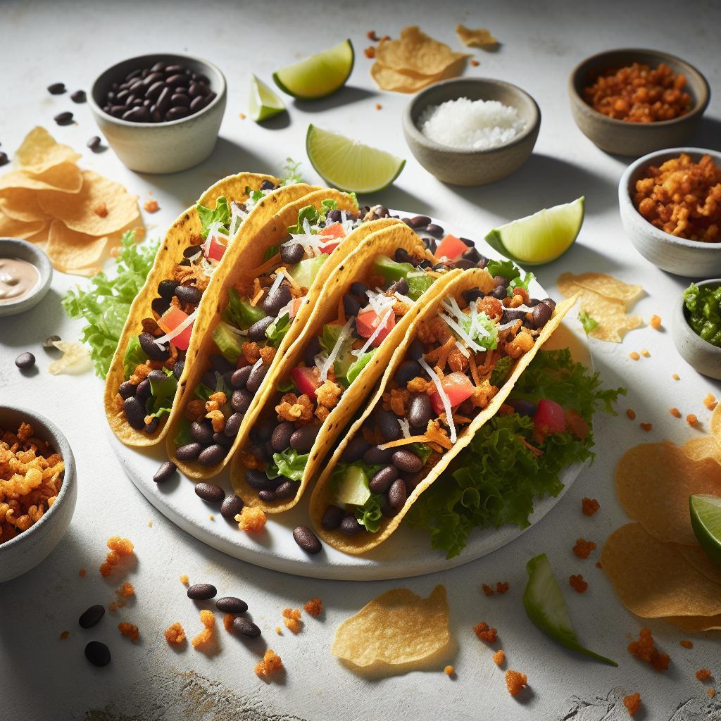 Crunchy Black Bean Tacos: A Crispy Twist on Classic Flavor