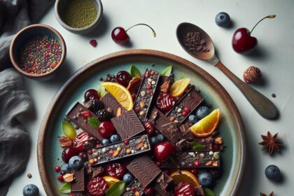 Midnight Cherry Chocolate Bark: A Decadent Dark Delight