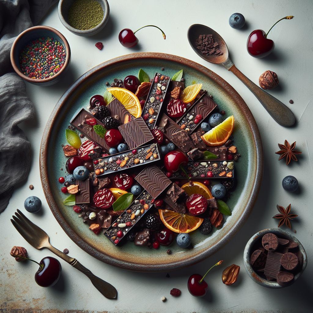 Midnight Cherry Chocolate Bark: A Decadent Dark Delight