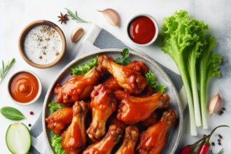 Crispy Savory Baked Chicken Wings with Bold Buffalo Sauce
