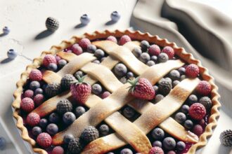Delight in Every Bite: Easy Triple Berry Pie with Flaky Crust