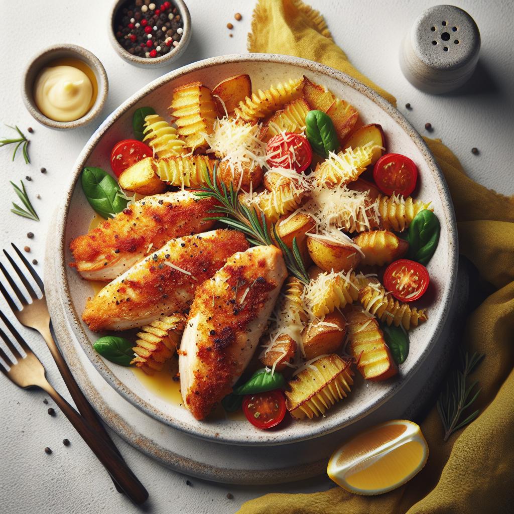 Crispy Chicken Parmesan Potatoes: A Flavorful Twist to Dinner