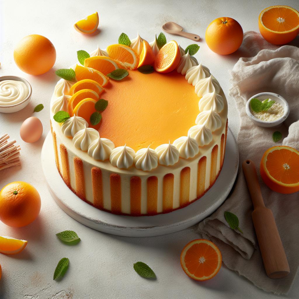 Brighten Your Day with a Simple Orange Creamsicle Cake