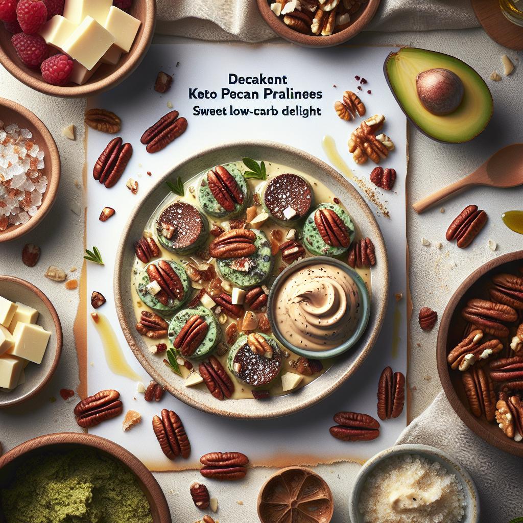 Decadent Keto Pecan Pralines: Sweet Low-Carb Delight
