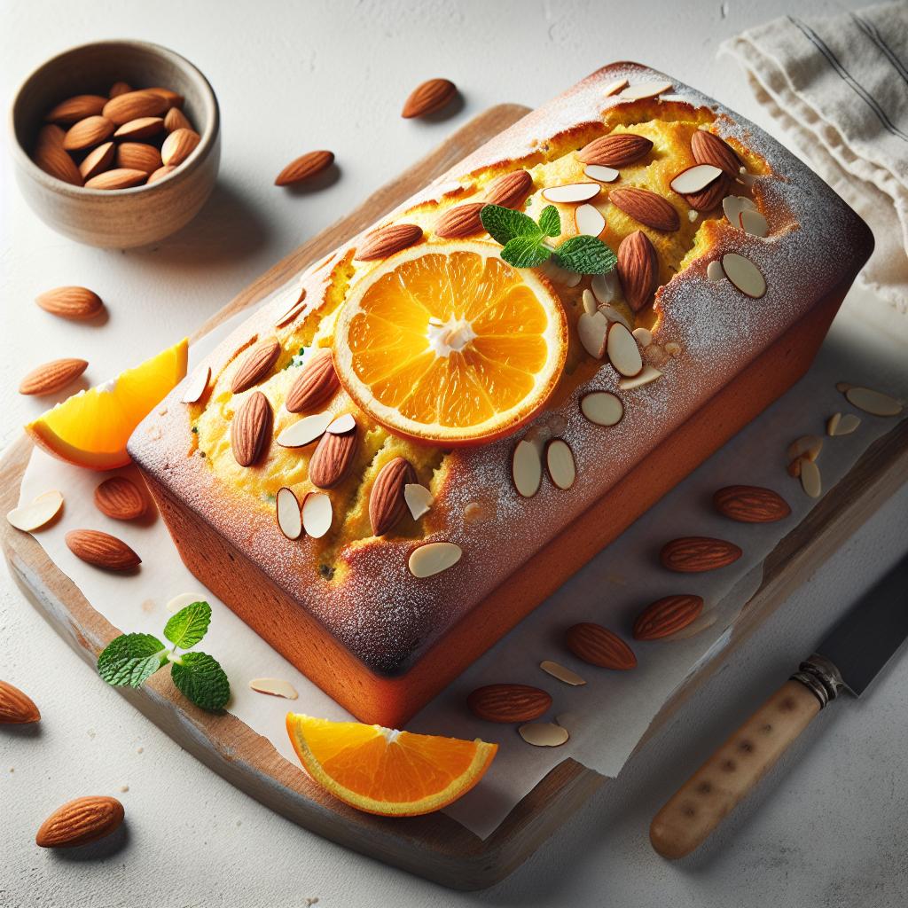 Zesty Almond Orange Loaf: A Wholesome, Citrus Delight
