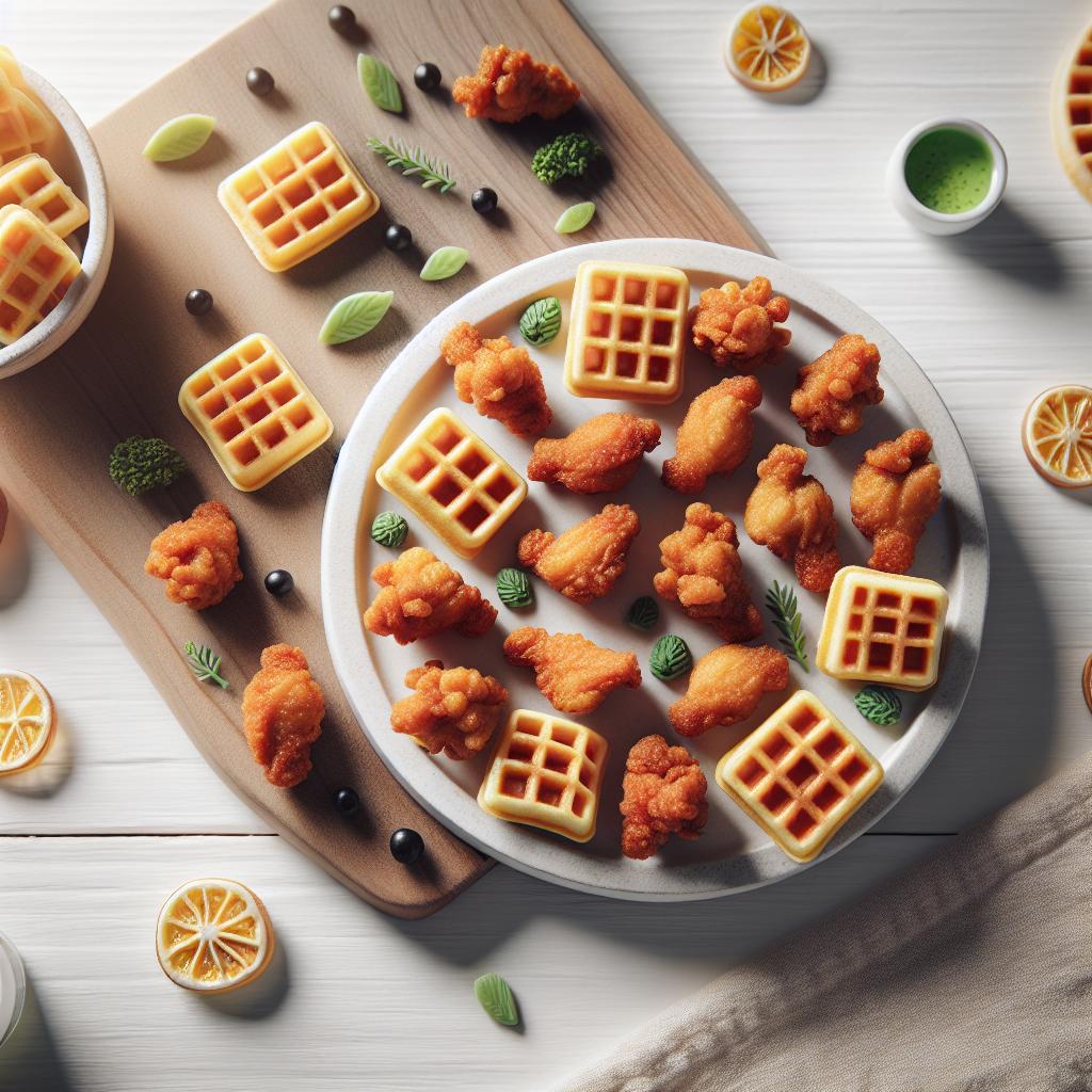 Mini Marvels: The Joy of Tiny Chicken & Waffles Bites