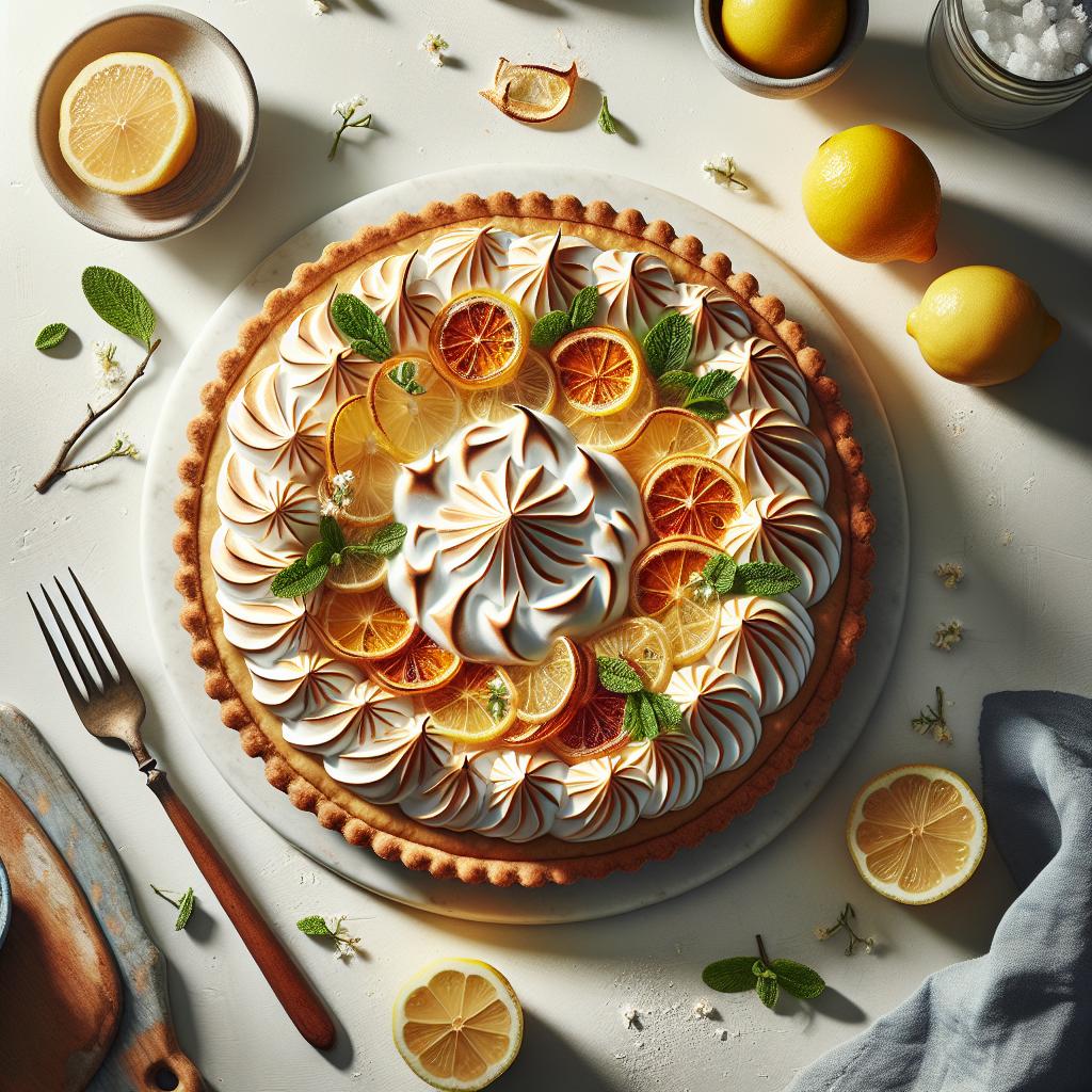Zesty Lemon Meringue Pie: Crafting Tart & Sweet Harmony
