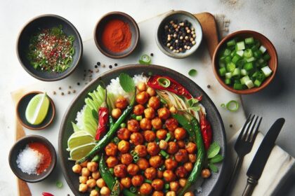 Fiery Flavor Burst: Spicy Harissa Roasted Chickpeas Guide