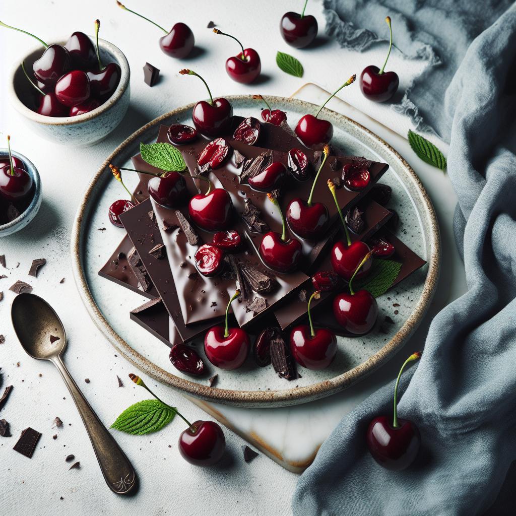 Midnight Cherry Chocolate Bark: A Decadent Dark Delight