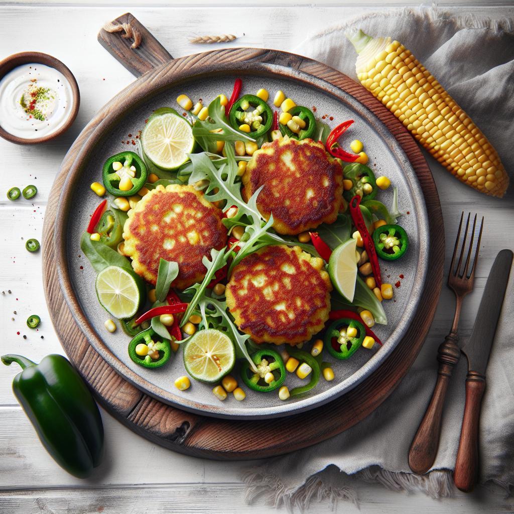 Zesty Pickled Jalapeño & Corn Fritters: A Flavorful Crunch