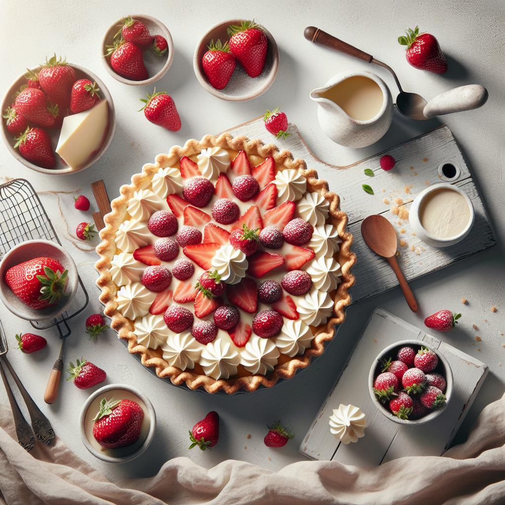 Timeless Delight: Crafting the Perfect Strawberry Cream Pie