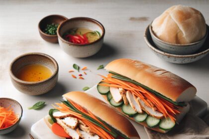 Bright Bites: Pickled Carrot & Daikon Chicken Banh Mi Guide
