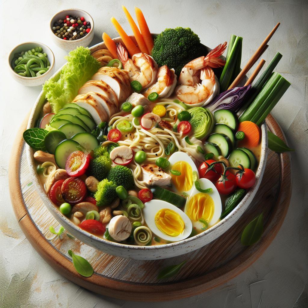 Cozy Up with Creamy Chicken and Veggie Noodle Soup Delight