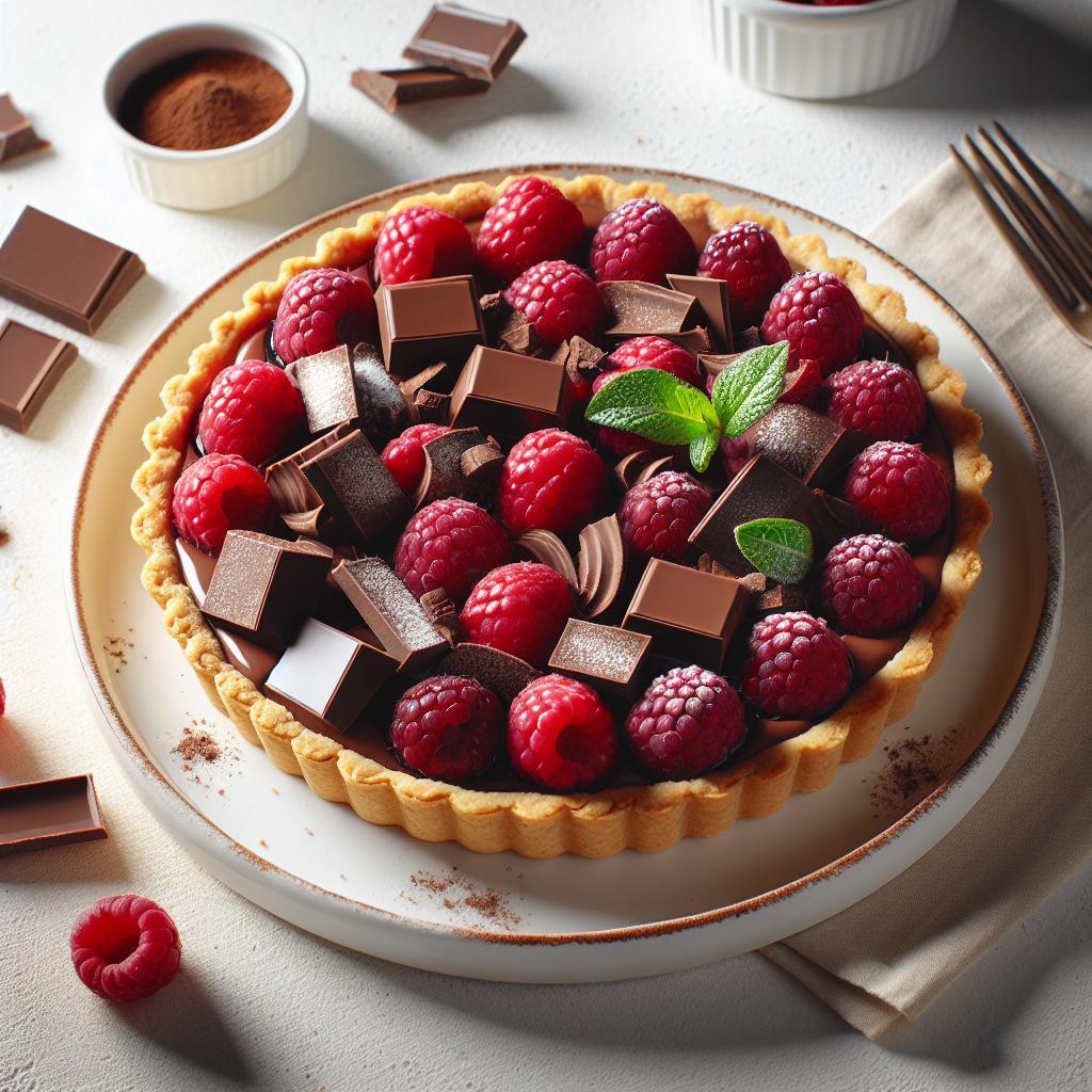 Decadent Quick Chocolate Raspberry Tart: A Sweet Delight