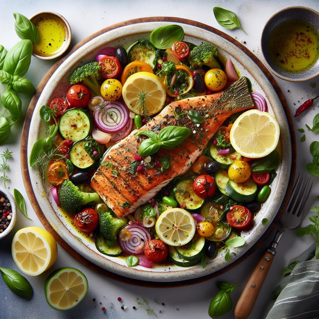 Zesty Mediterranean Lemon-Herb Fish: A Fresh Flavor Journey