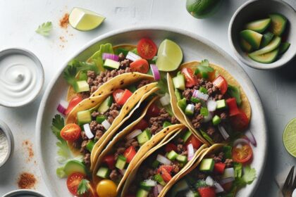 Savory Ground Beef Tostadas: A Flavor-Packed Delight