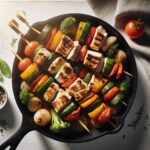Savor Simple Skillet Turkey & Veggie Skewers in Minutes
