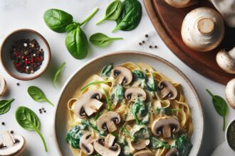 Savor the Flavor: Creamy Mushroom & Spinach Pasta Guide