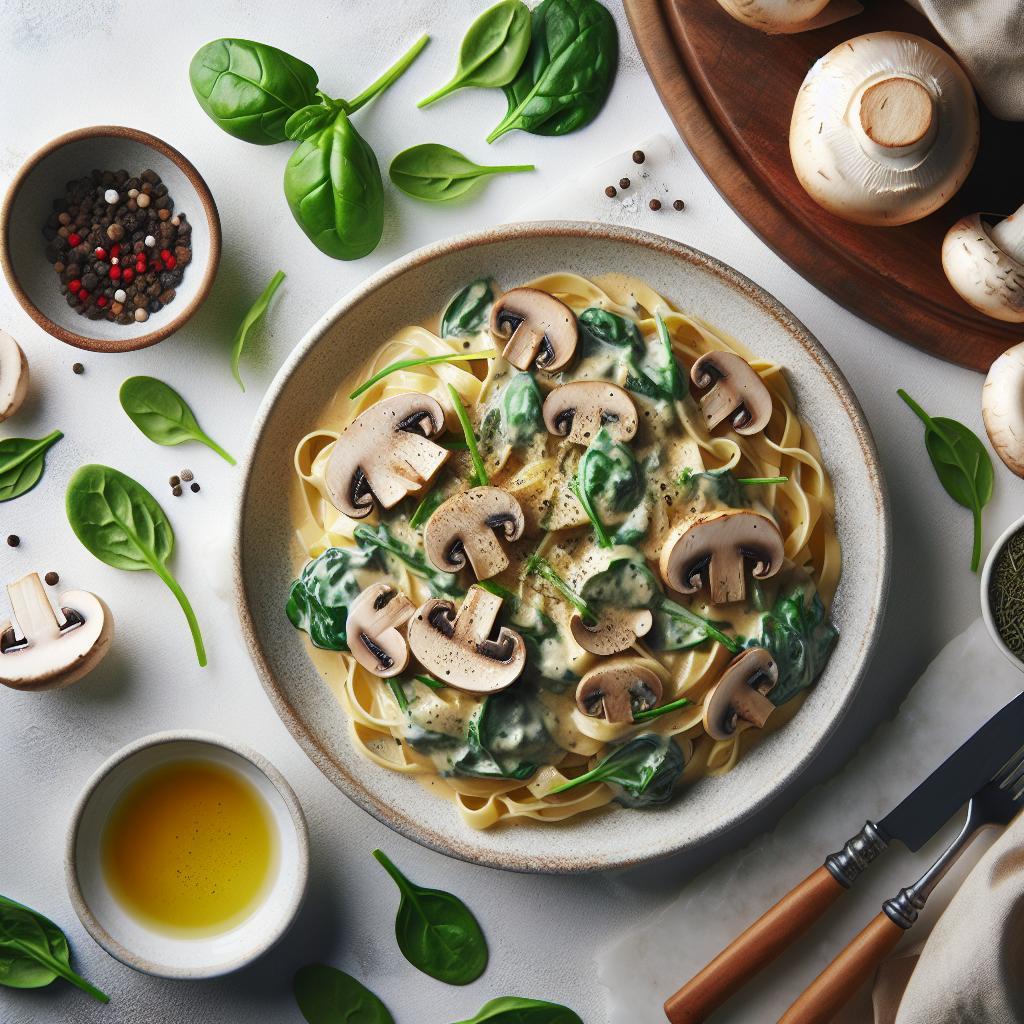 Savor the Flavor: Creamy Mushroom & Spinach Pasta Guide