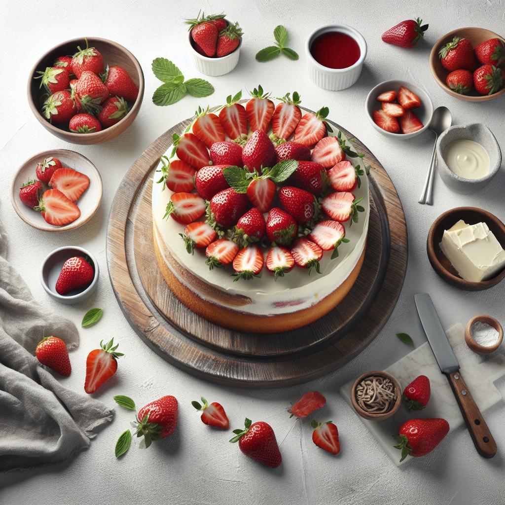 Delight in Every Bite: The Art of Sweet Strawberry Cake