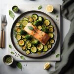 Effortless Flavor: Quick Sheet Pan Salmon & Zucchini Delight
