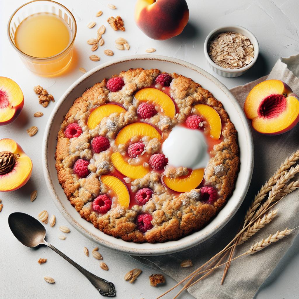Whip Up This Quick Whole Wheat Peach Cobbler Delight!