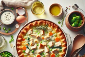 Creamy Chicken Pot Pie Casserole: Comfort in Every Bite