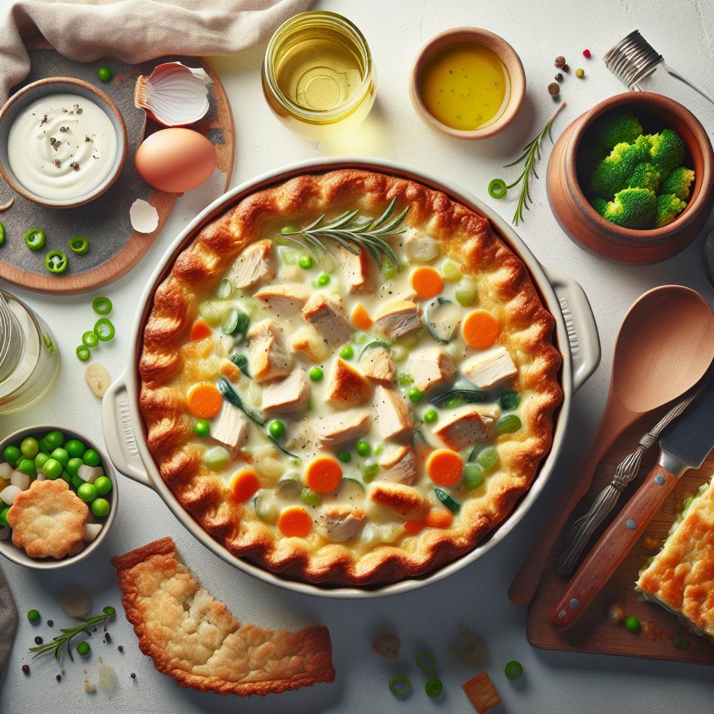 Creamy Chicken Pot Pie Casserole: Comfort in Every Bite