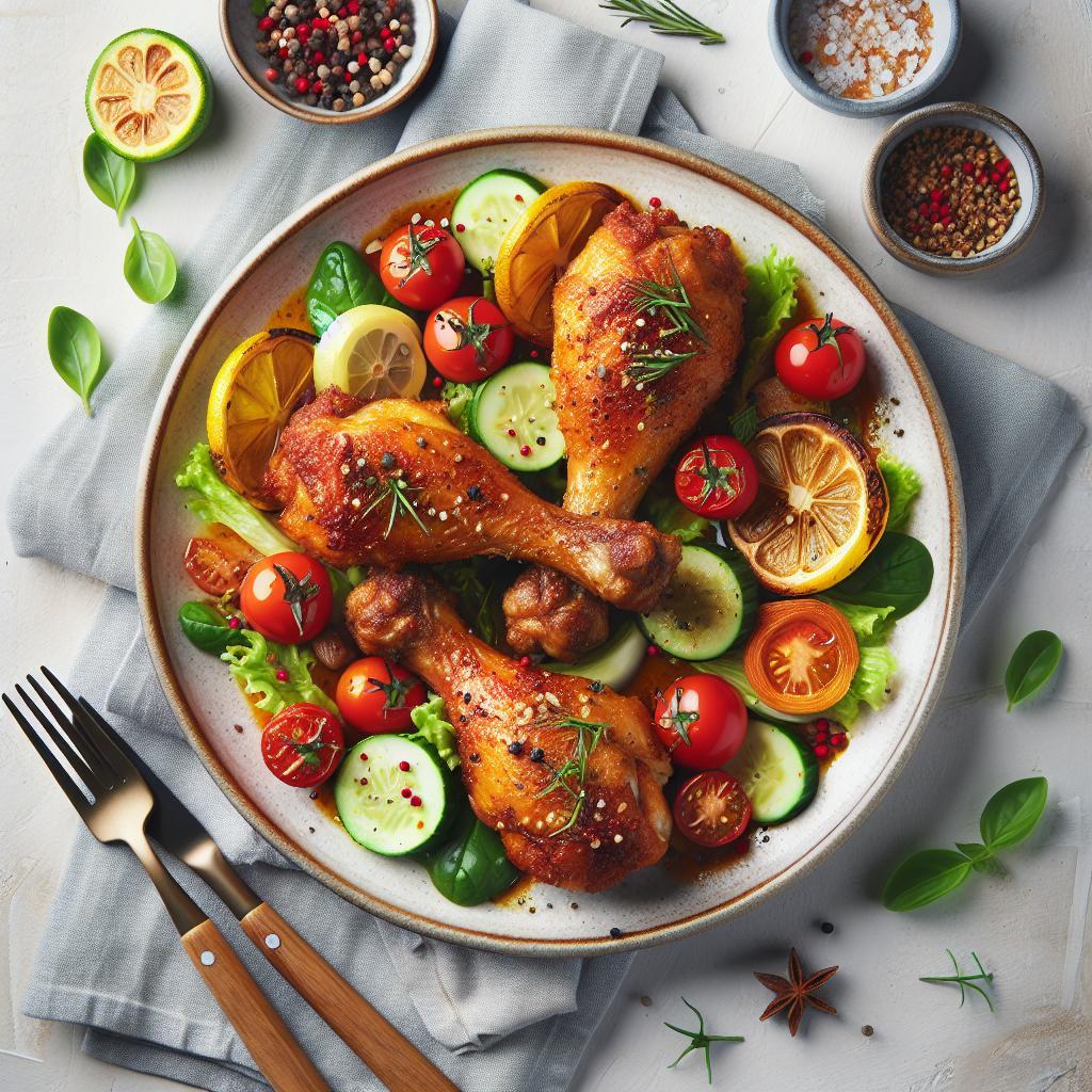 Crispy & Savory Baked Chicken Drumsticks: A Flavorful Feast