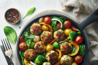 One-Pan Wonder: Easy Skillet Turkey Meatballs Recipe