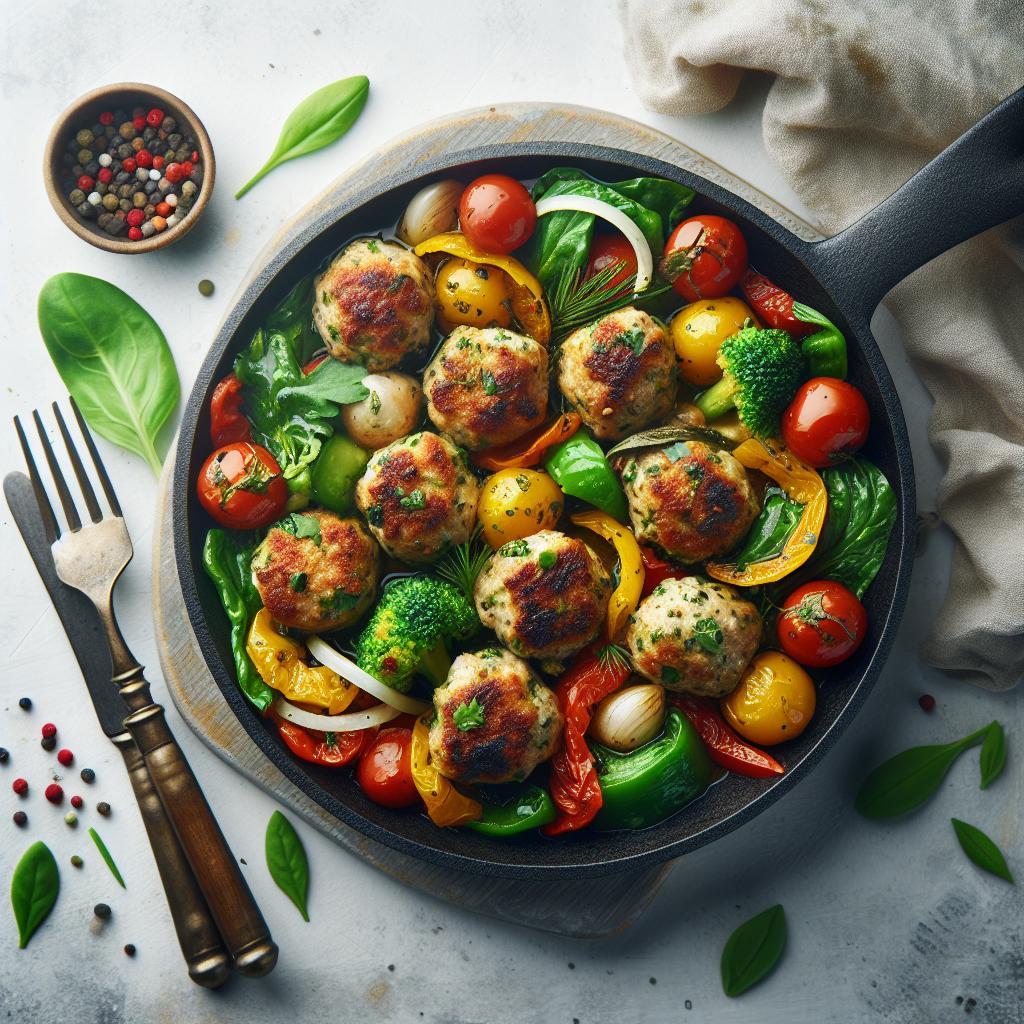 One-Pan Wonder: Easy Skillet Turkey Meatballs Recipe