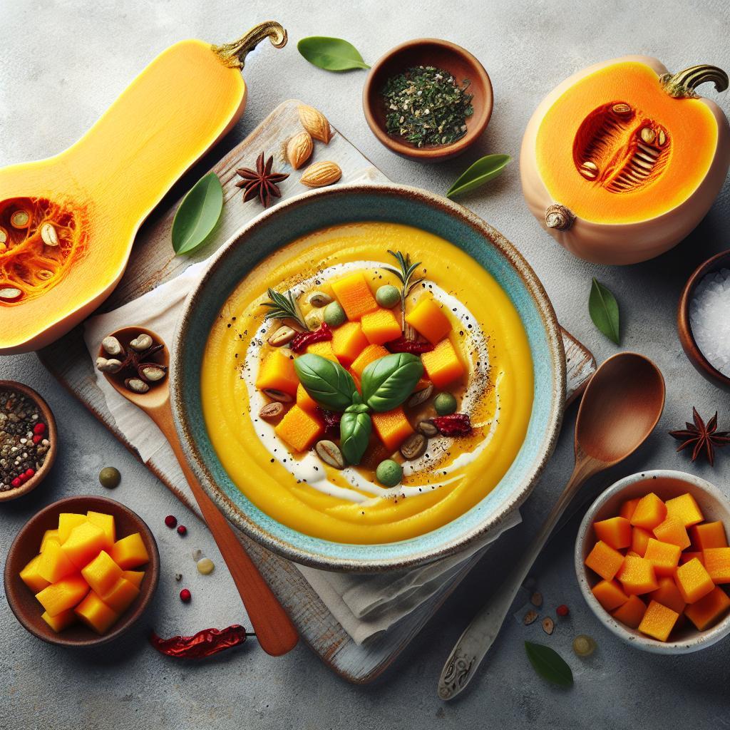 Velvety Butternut Bliss: Crafting Creamy Winter Soup