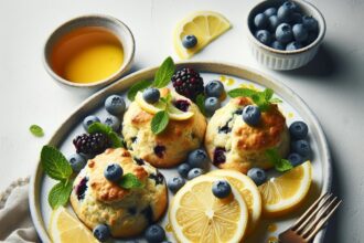 Zesty Quick Lemon Blueberry Scones: A Perfect Morning Treat