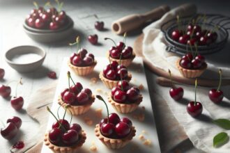 Elegant Cherry Coded Tartlets: A Sweet Culinary Artistry