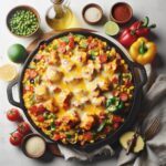 Melty Magic: Easy Cheesy Chicken Enchilada Skillet Delight