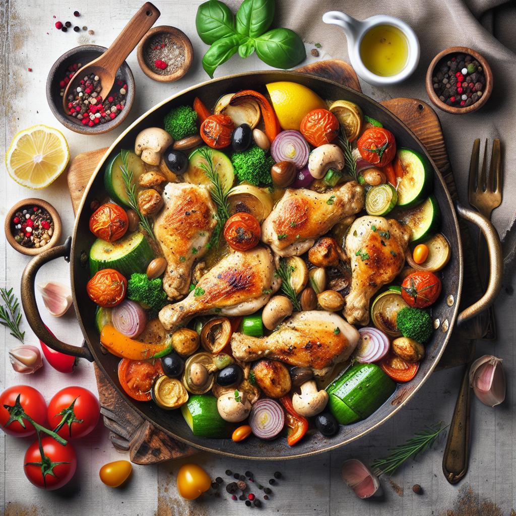 Savor Italian Chicken Skillet: Easy One-Pot Flavor Feast