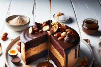 Decadent Delight: The Ultimate Rich Peanut Butter Chocolate Cake