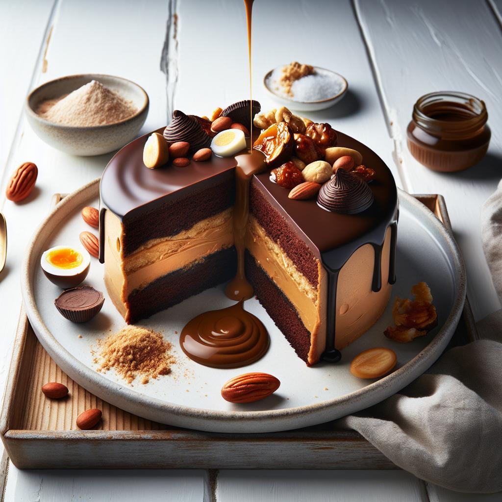 Decadent Delight: The Ultimate Rich Peanut Butter Chocolate Cake