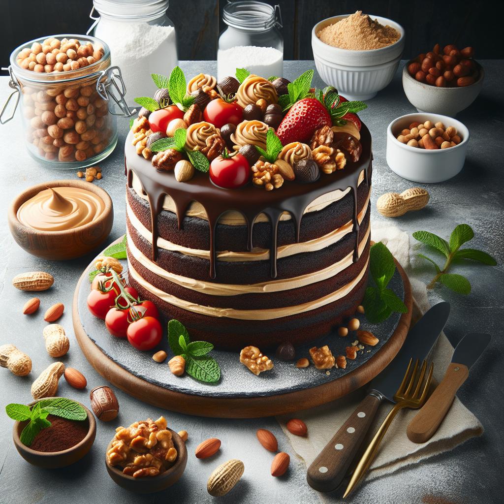 Decadent Delight: The Ultimate Rich Peanut Butter Chocolate Cake