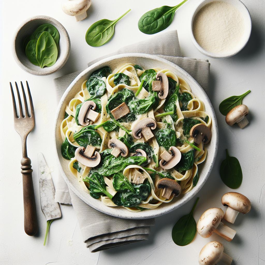 Savor the Flavor: Creamy Mushroom & Spinach Pasta Guide