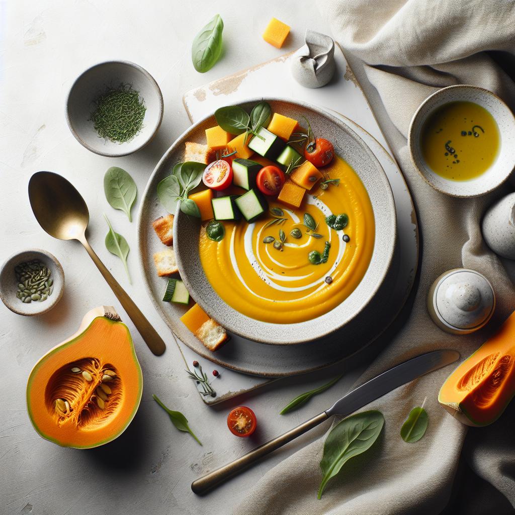 Velvety Butternut Bliss: Crafting Creamy Winter Soup