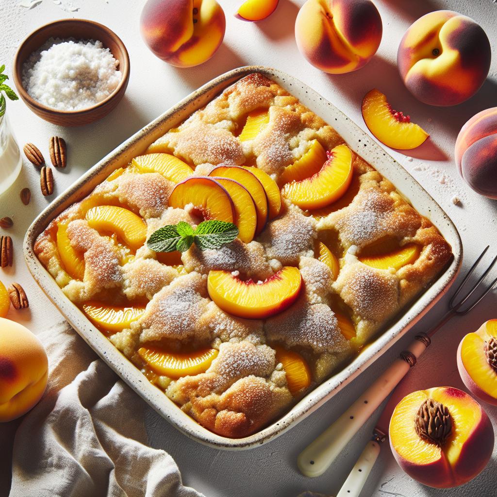 Effortless Peach Cobbler Dump Cake: Sweet Comfort Made Simple