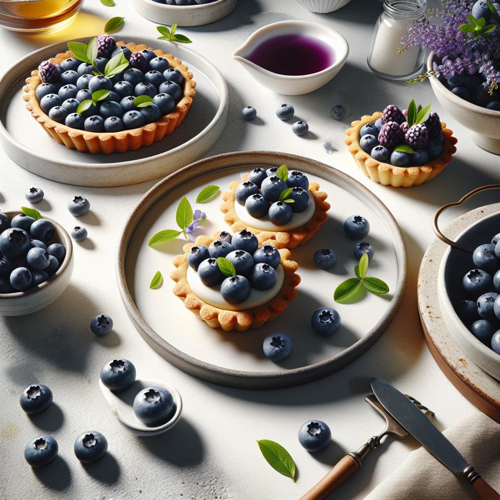 Delightful Elegance: Crafting Perfect Blueberry Tartlets