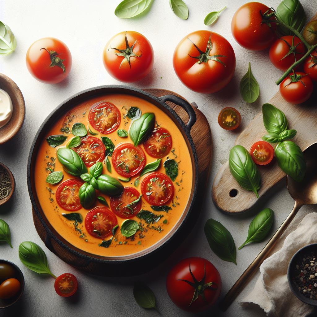 One-Pot Creamy Tomato Basil Soup: Simple, Cozy, Delicious