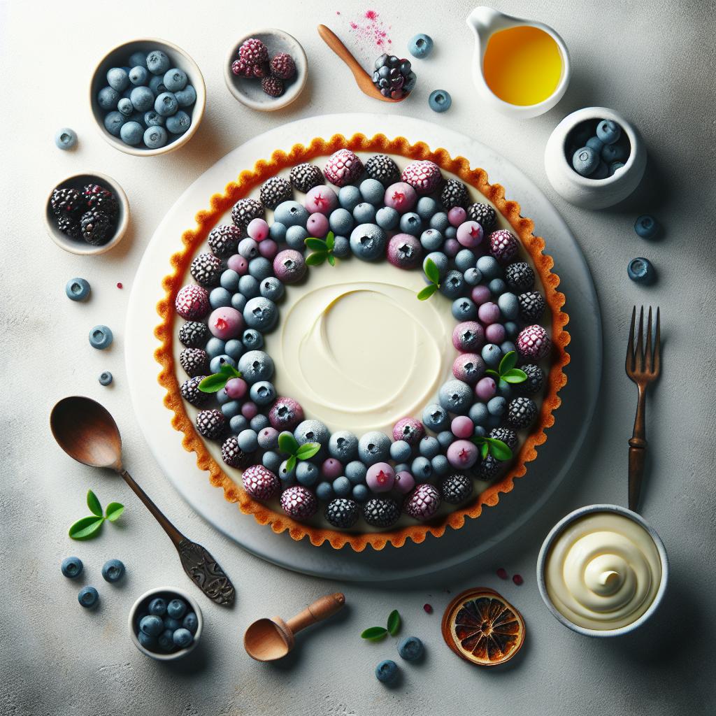 Savor the Elegance: Crafting the Perfect Blueberry Cream Tart